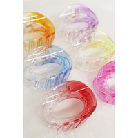 Gradient Circle Cutout Hair Claw Clip