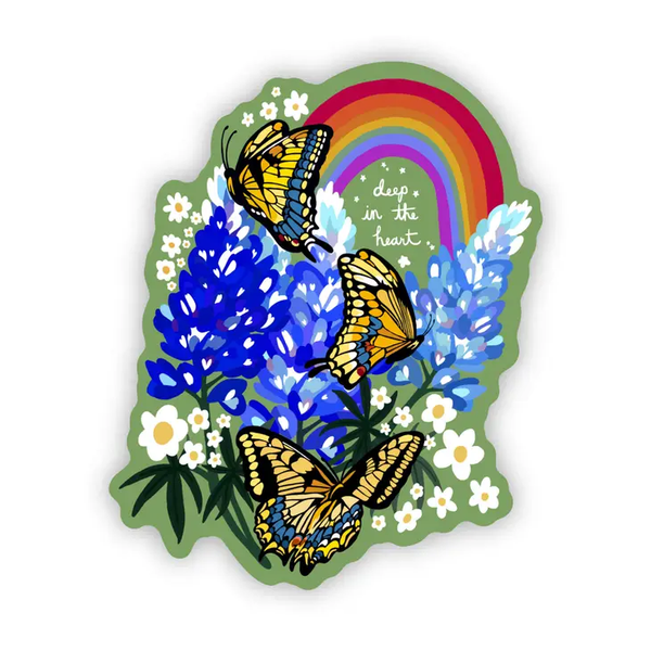 Big Moods 'Deep in the Heart' Vinyl Sticker