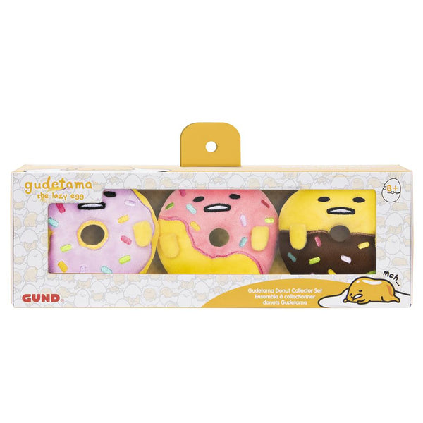 Gudetama Donut Plush Collector Set of 3