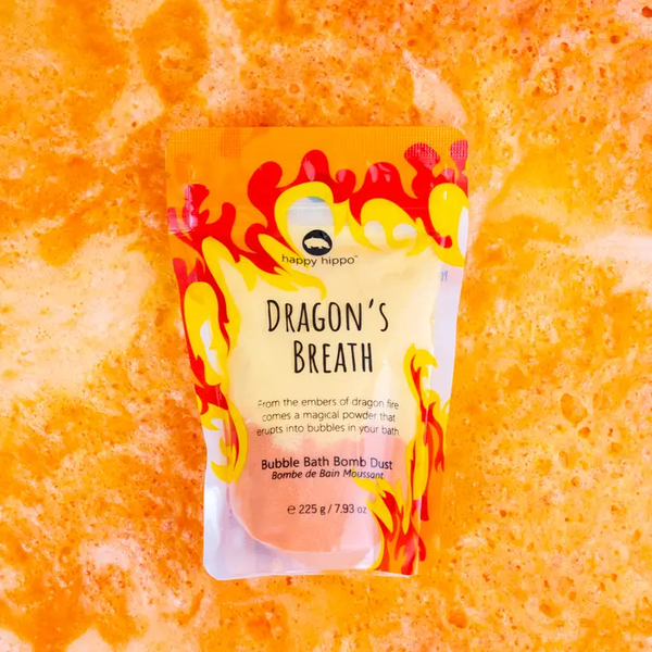 Happy Hippo Bath Co Dragon's Breath Bubble Bath Bomb Dust