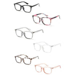 *FINAL SALE* Cramilo Eyewear Adult Classic Rectangle Horn Rimmed Blue Light Blocker Glasses