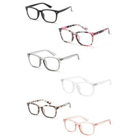 *FINAL SALE* Cramilo Eyewear Adult Classic Rectangle Horn Rimmed Blue Light Blocker Glasses