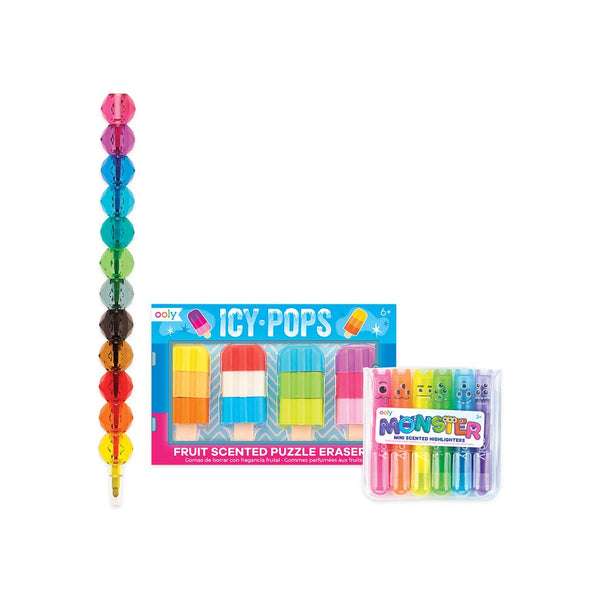 Ooly Rainbow Desk Pals Happy Pack