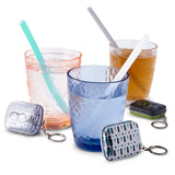 GoSili Reusable Silicone Straw + Keychain Case