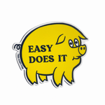 'Easy Does It' Vinyl Sticker