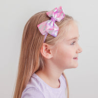 Tie Dye Glitter Unicorn Bow Headbands