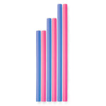 GoSili Reusable Silicone Straws, Variety 6 Pack
