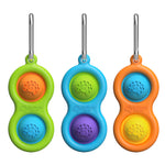 Fat Brain Simpl Dimpl Keychain, Brights