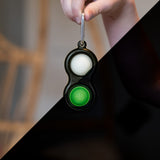 Fat Brain Simpl Dimpl Keychain, Glow in the Dark