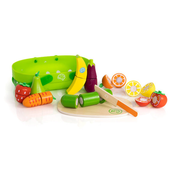 Fat Brain Pretendables Fruit & Veggie Basket