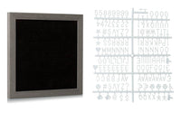 Pearhead Rustic Wooden Letterboard Set
