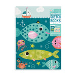 Ooly Doodle Pad Duo Sketchbooks, Set of 2 - Friendly Fish
