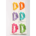 Open Flower Hair Claw Clips