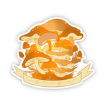 Big Moods Orange 'Fungi' Vinyl Sticker