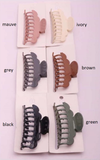Solid Glossy Claw Hair Clip