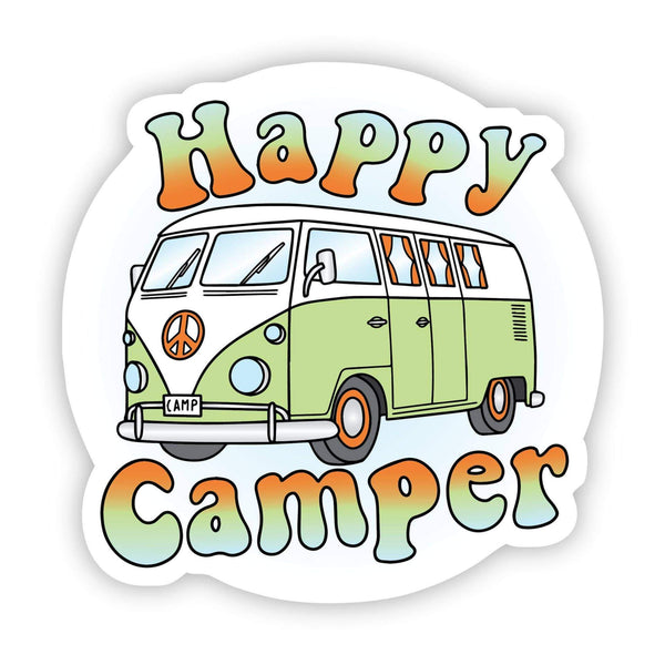Big Moods 'Happy Camper' Vinyl Sticker