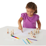 Melissa & Doug Deluxe Happy Handles Stamp Set