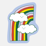 The Good Twin 'Happy Clouds' Vinyl Sticker