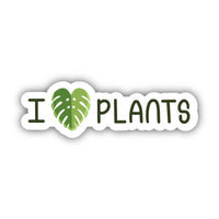 Big Moods 'I Heart Plants' Vinyl Sticker