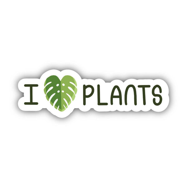 Big Moods 'I Heart Plants' Vinyl Sticker