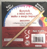 Melissa & Doug Scratch Art Rainbow Mini Notes - 8 pk