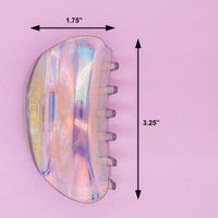 Iridescent Claw Hair Clip