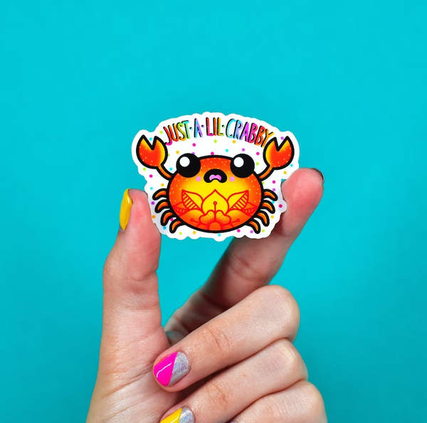 Jesiiii 'Just a Lil Crabby' Vinyl Sticker