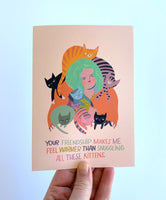 Pink Cheeks Studios Galentine Cards