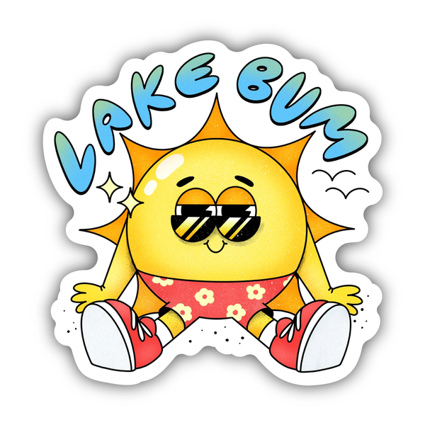 Big Moods 'Lake Bum' Vinyl Sticker