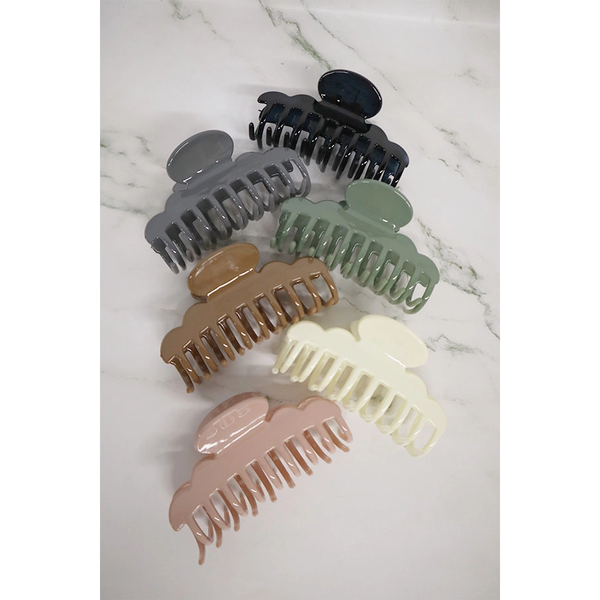 Solid Glossy Claw Hair Clip