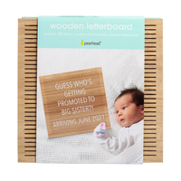 Pearhead Natural Wood Letterboard