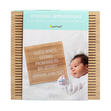 Pearhead Natural Wood Letterboard