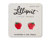 Lilliput Little Things Earrings - Apples