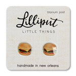 Lilliput Little Things Earrings - Cheeseburgers
