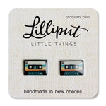 Lilliput Little Things Earrings - Cassette Tapes