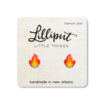 Lilliput Little Things Earrings - Flames