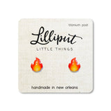 Lilliput Little Things Earrings - Flames