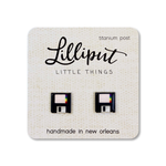 Lilliput Little Things Earrings - Floppy Disks