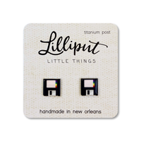 Lilliput Little Things Earrings - Floppy Disks