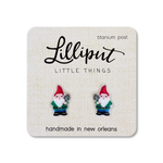 Lilliput Little Things Earrings - Garden Gnomes