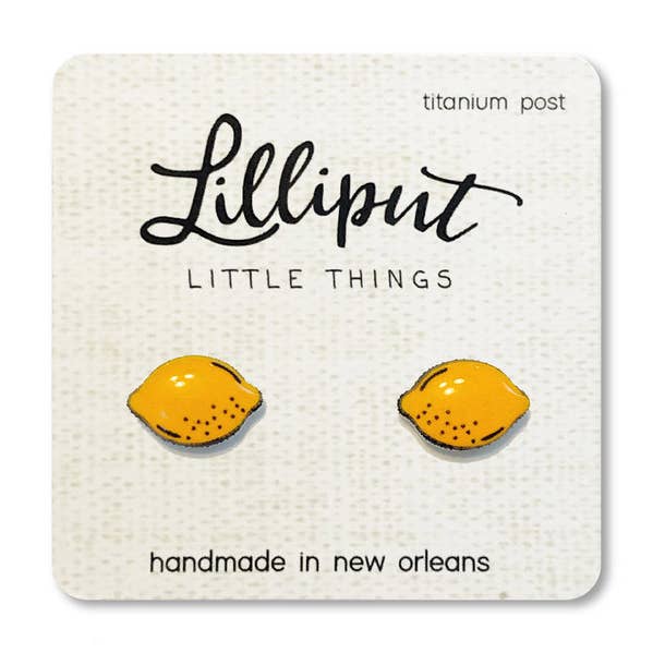 Lilliput Little Things Earrings - Lemons