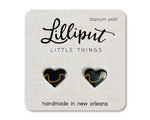 Lilliput Little Things Earrings - Mississippi River Bend Hearts