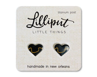 Lilliput Little Things Earrings - Mississippi River Bend Hearts