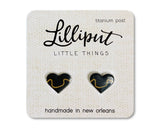 Lilliput Little Things Earrings - Mississippi River Bend Hearts