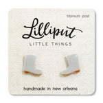 Lilliput Little Things Earrings - Shrimp Boots