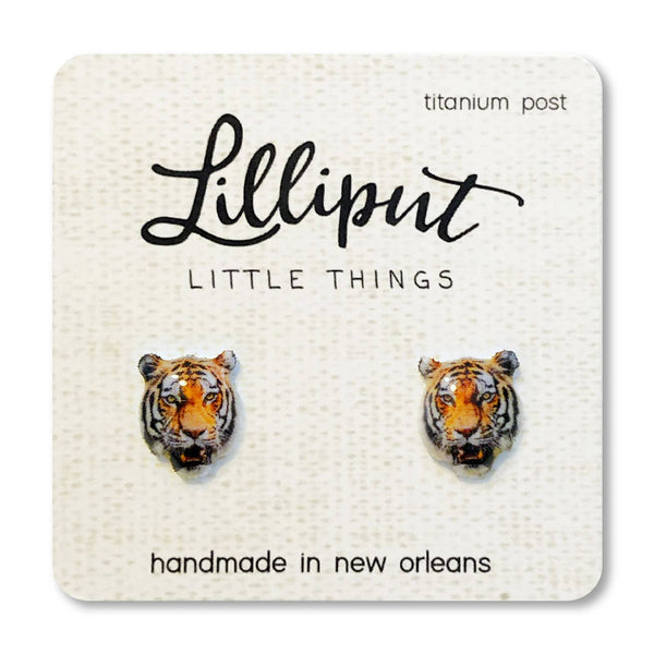 Lilliput Little Things Earrings - Tigers