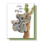 *FINAL SALE* Paper Wilderness Love You Mom Koalas Mother's Day Greeting Card