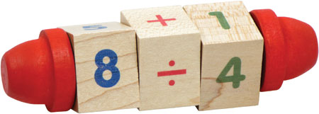Maple Landmark Spinny Blocks - Math