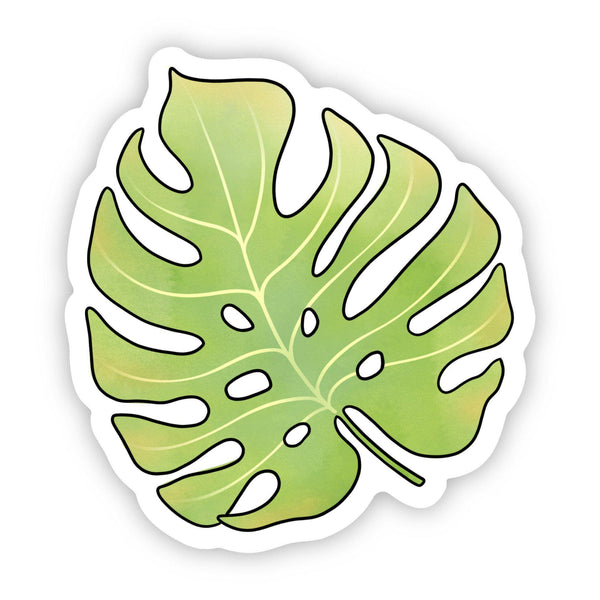Big Moods Monstera Leaf Vinyl Sticker