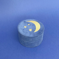 Rockahula Moon & Stars Mini Velvet Jewelry Boxes